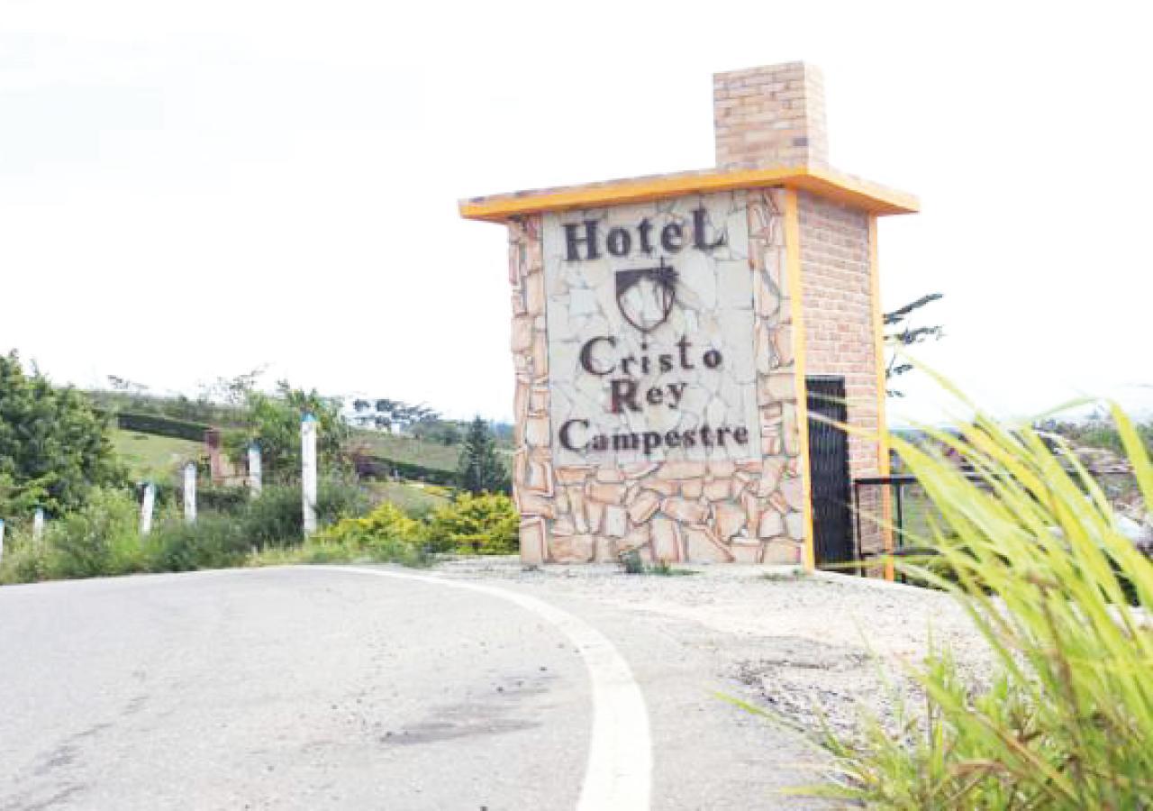 Hotel Cristo Rey Campestre Los Santos  Kültér fotó